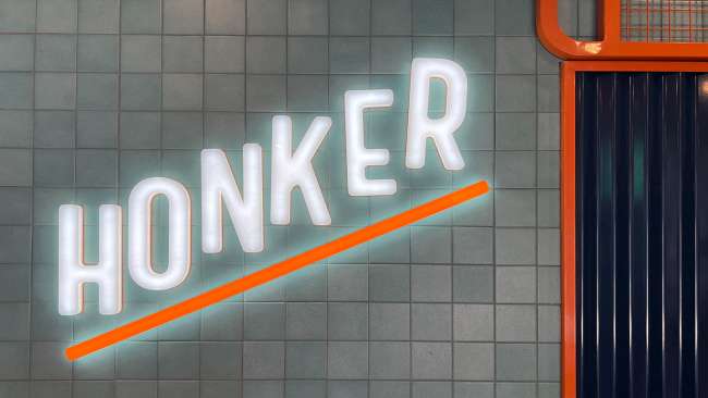 Honkers Burger Small Roll Out Designed by Studio Equator