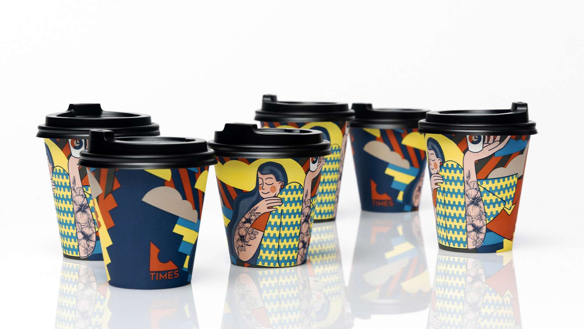 Funky Coffee Cup Designs for Times Berwick