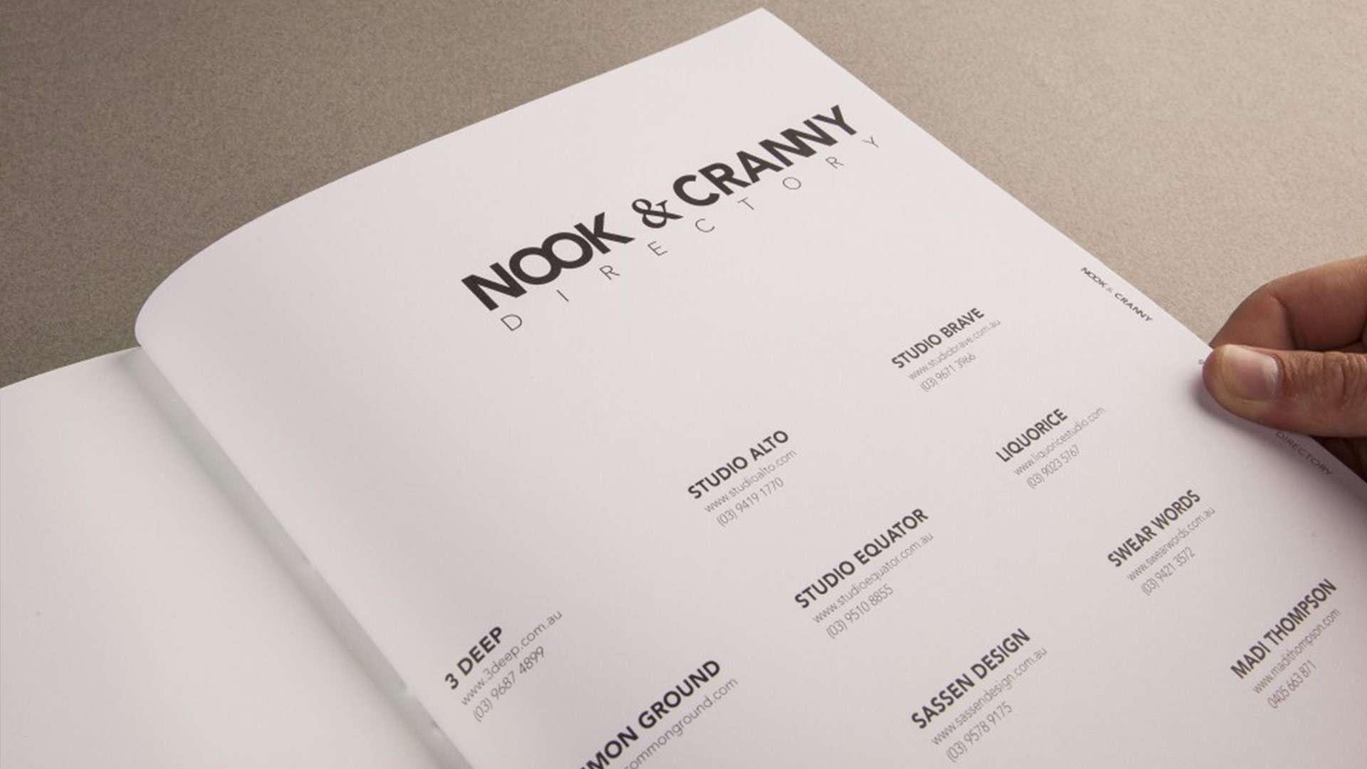 Oslo Norway&#039;s Nook &amp; Cranny Magazine showcases 11 of the best creative design studios in Melbourne including Studio Equator
