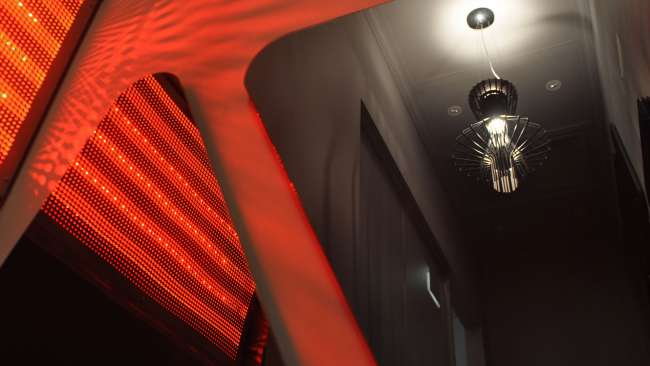 Looking Back at our Design Entrance for one of Bensons Property Group Office