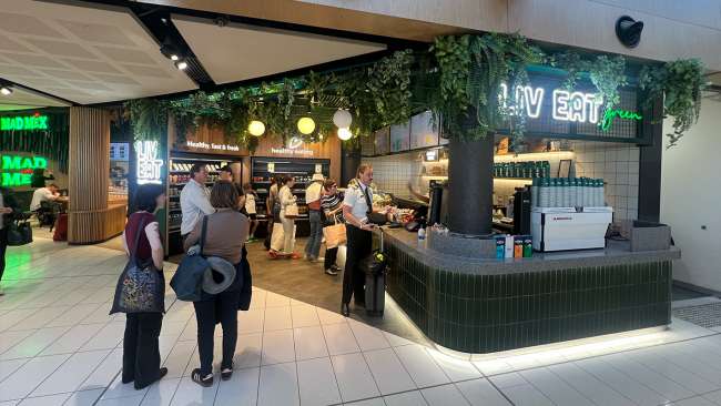 Liv Eat Interior Sydney Airport