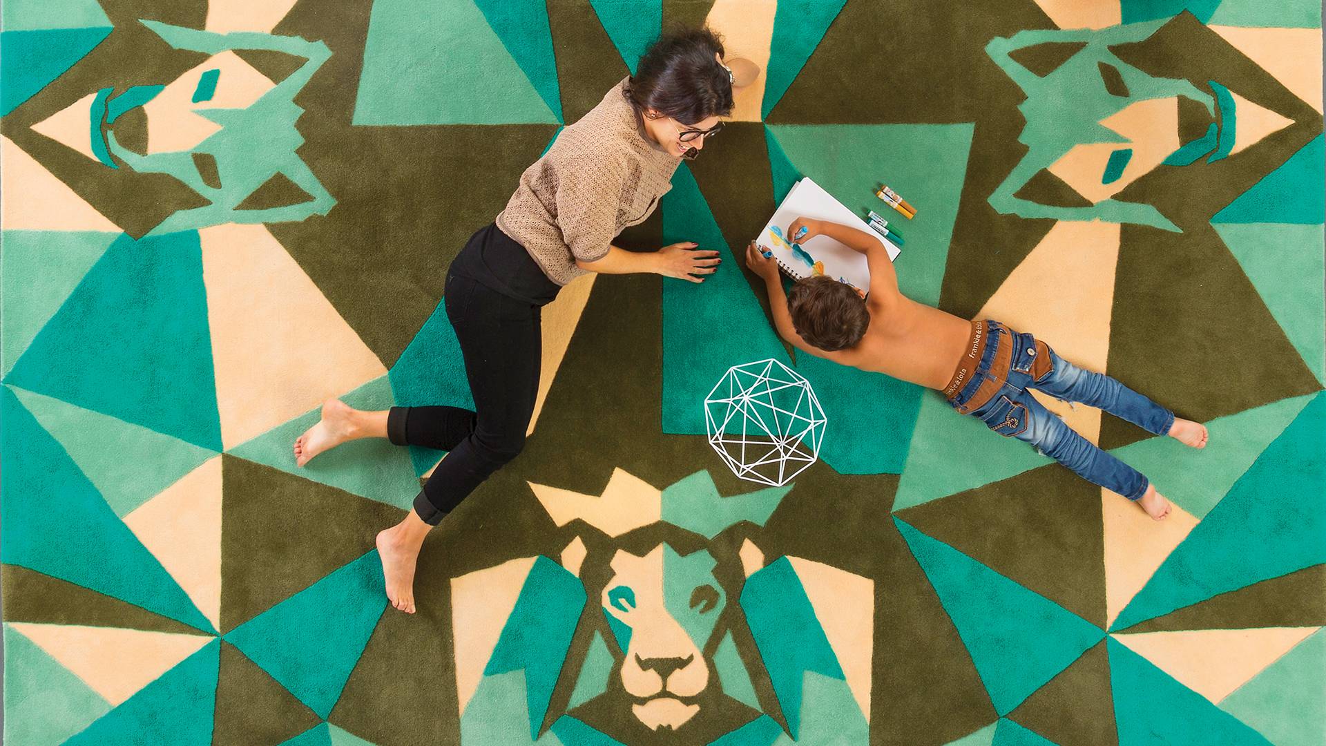Studio Equator Skull &amp; Bones + Jungle Kings Carpet Range