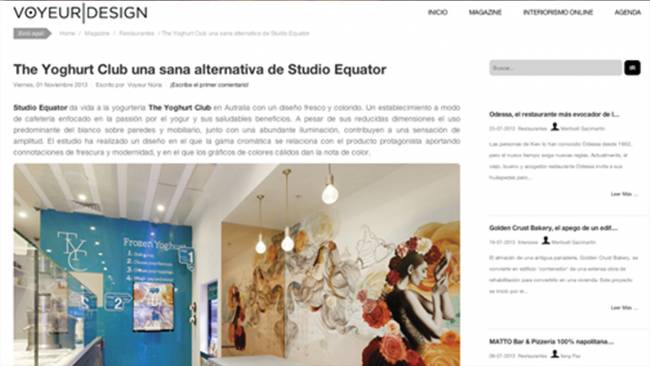Friends at voyeur design in Spain TYC